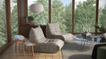 Tobias All-Foam Armless Chair - Beige
