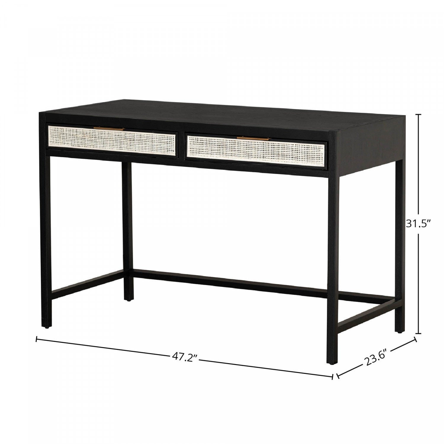Nurelle Desk - Ebony