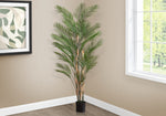 83" Palm Tree With 8" Black Pot - Green