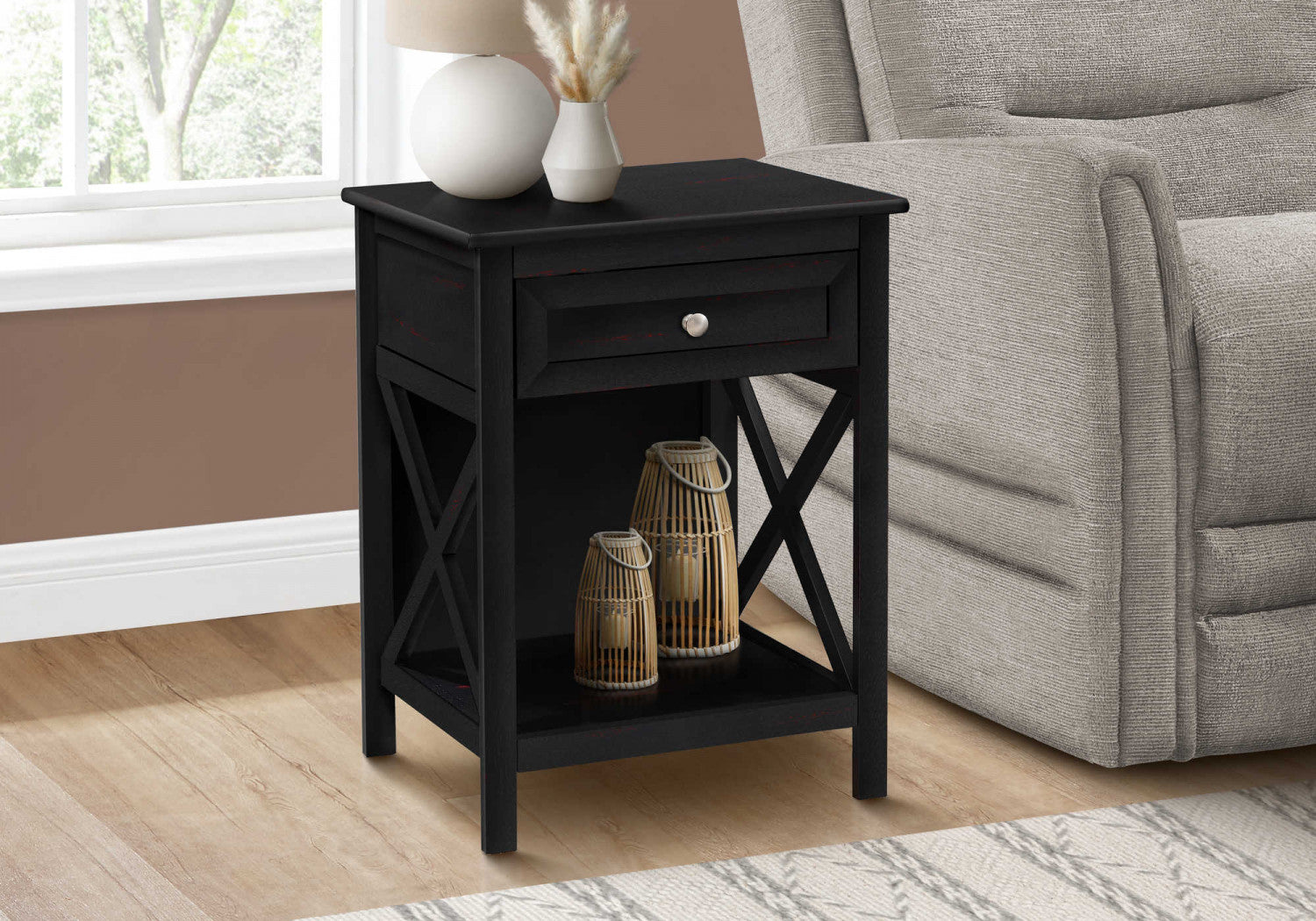 Deanne Side Table - Black