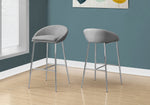 Franklin Bar Stool - Grey - Set Of Two