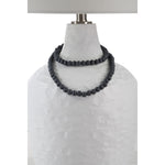 Zuri Table Lamp - Textured White