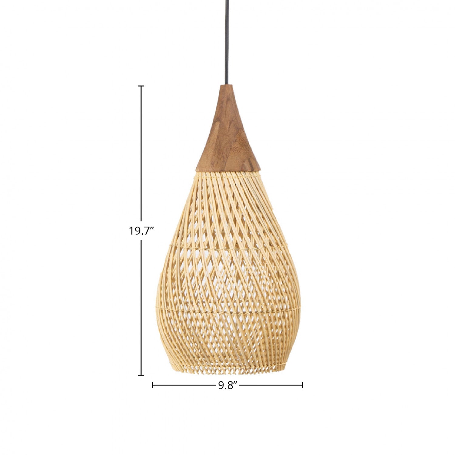 Bayan Horn Pendant Small - Natural