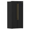 Forno Salerno 15.6 Cu.Ft. 33" Black Freestanding Side-by-side Refrigerator - FFRBI1805-33BLK