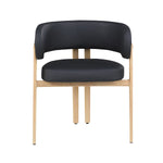 Rhett Dining Chair - Black/Oak - Set of Two