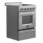 Forno Loiano 24" Stainless Steel Freestanding Electric Range (2.3 Cu. Ft.) - FFSEL6099-24