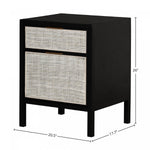 Nurelle Filing Cabinet - Ebony