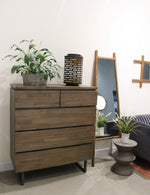 Gavrin Inverted Side Table - Dark Grey