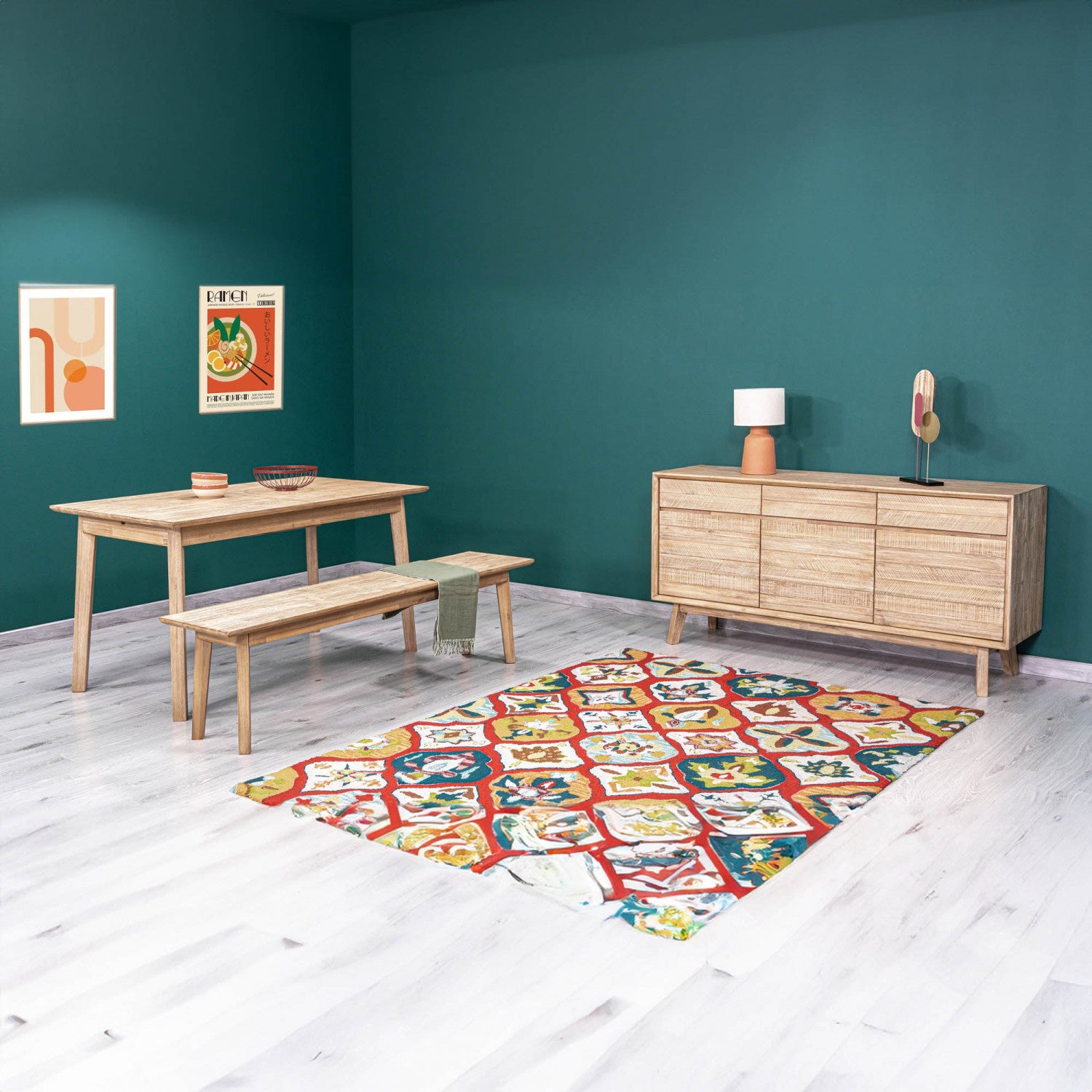 Abenra Bench - Light Driftwood