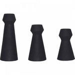 Darrin Vase - Matte Black - Set of Three