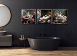 Soaking Swan Wall Art - Multi-Colour - 24 X 24