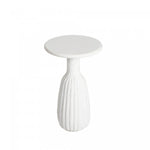 Iselyn Tall Side Table - White