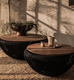 Bayan Wave Coffee Table - Black