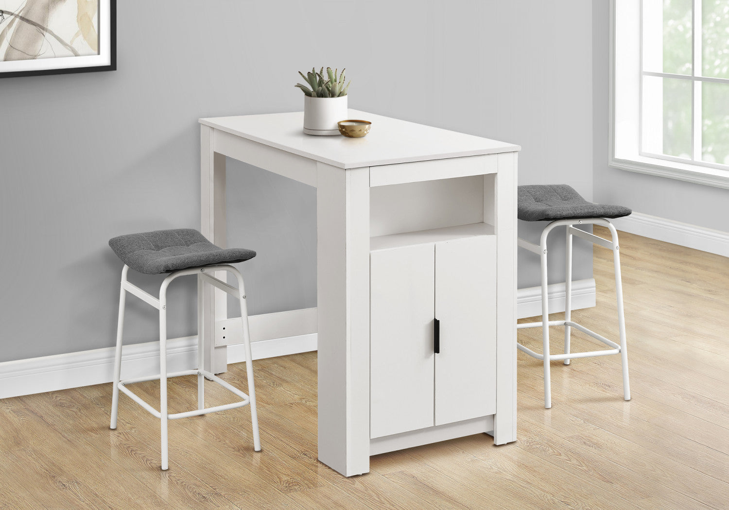Elsie Counter-height Dining Table - White