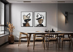 Equilibrium II Wall Art - Beige/Brown/Black - 24 X 30
