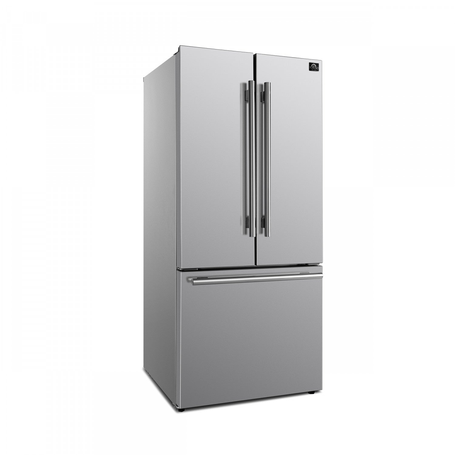 Forno Gallipoli 31" 17.5 Cu.Ft. Stainless Steel French Door Refrigerator - FFFFD1974-31SB