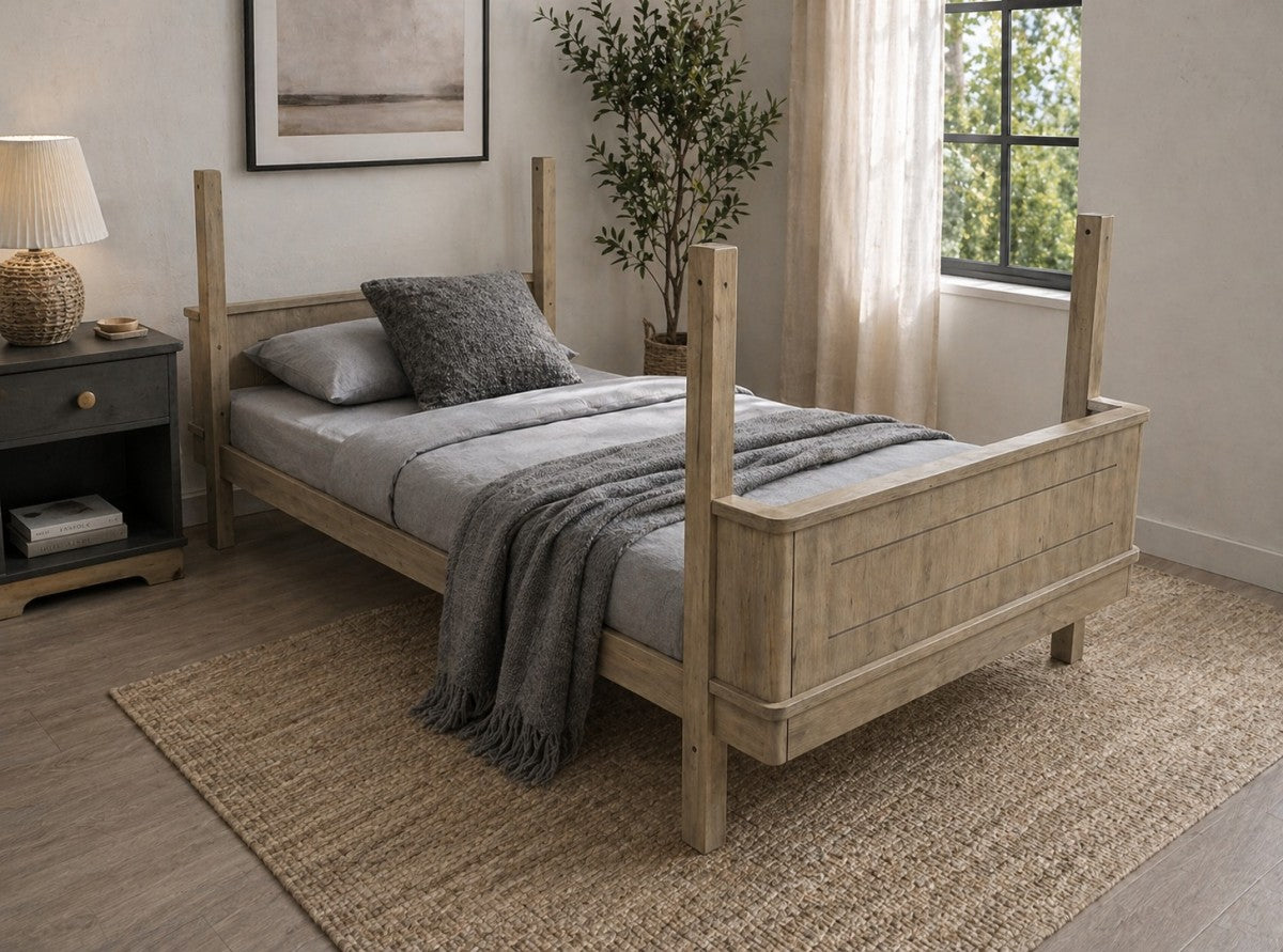 Jayde 3-Piece Twin Bunk Bed - Natural