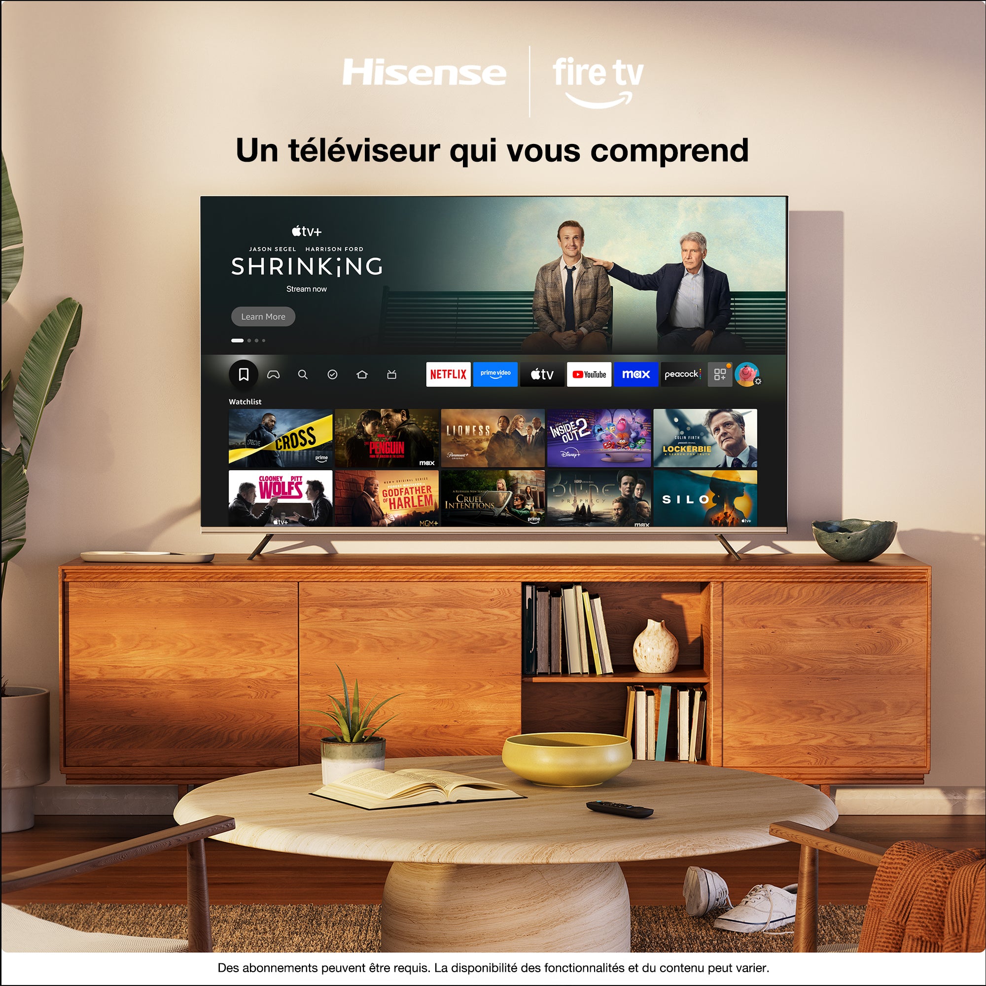 Hisense Téléviseur intelligent 40 po QLED FireTV Pleine HD – 40QD4SF--