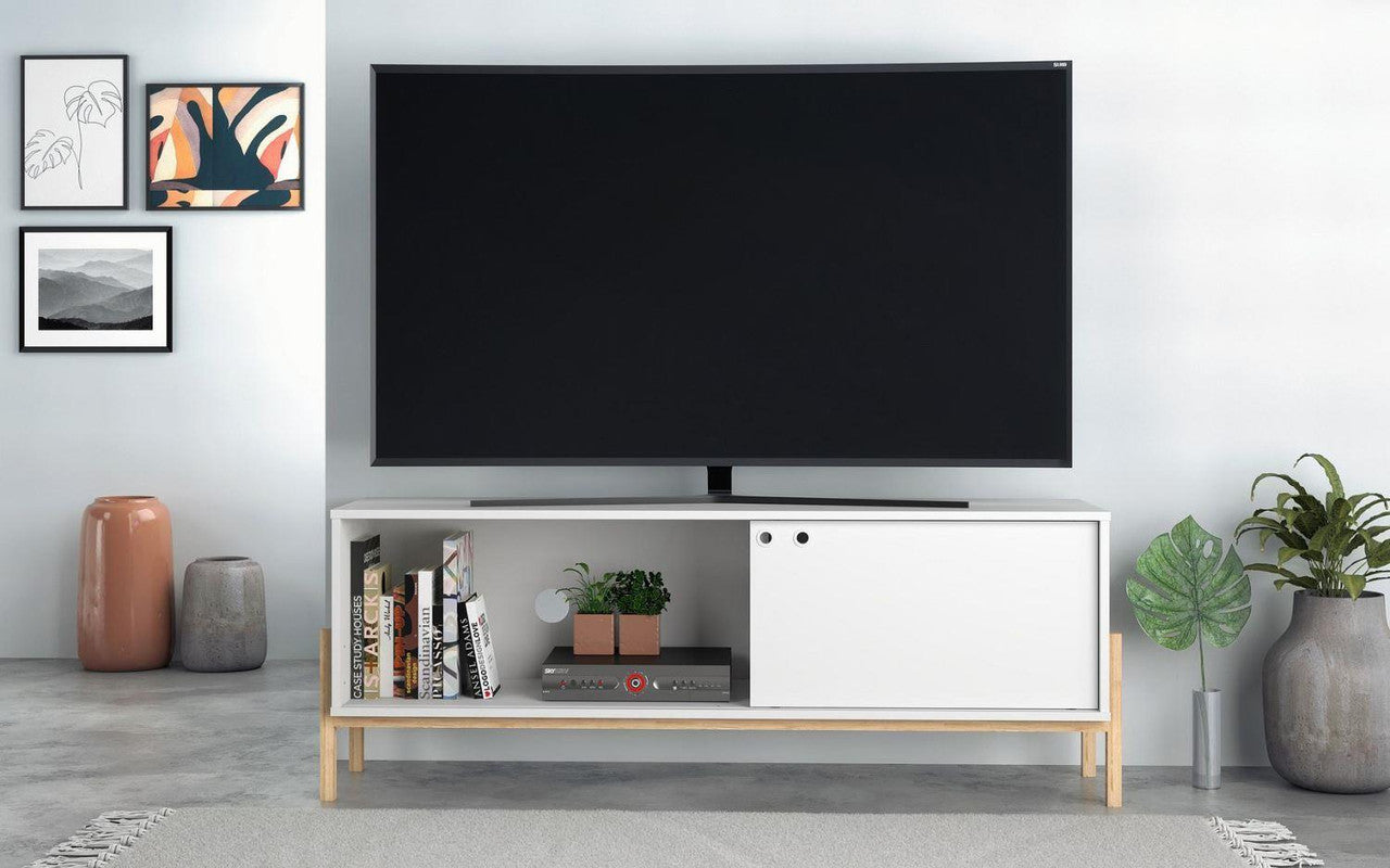 Amaraviti 55" TV Stand - White