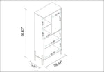 Amaraviti Bookcase - White