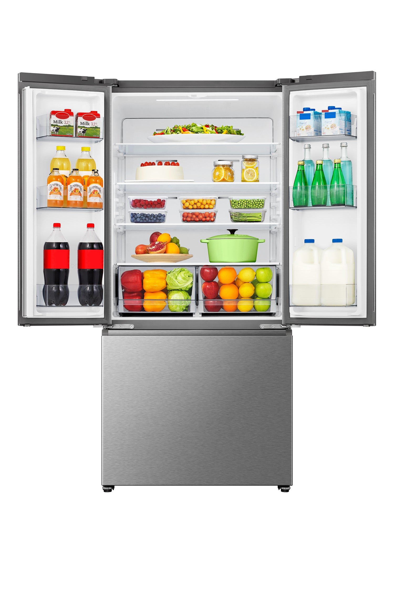 Hisense 31.5" 22.1 Cu. Ft. Stainless Steel French Door Refrigerator - RF22B3FSE
