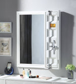 Konto Industrial Vanity Mirror - White