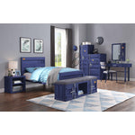 Konto Industrial Twin Bed - Blue