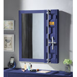 Konto Industrial Vanity Mirror - Blue