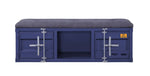 Konto Industrial Storage Bench - Blue/Grey