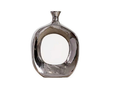 Regard novateur Vase petit - argent brillant 