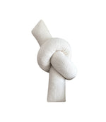 Fresh Perspective Knotted Tie Pillow -Cream