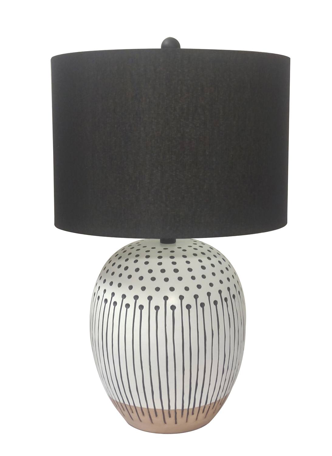 Free Spirit Table Lamp - White, Black