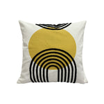 Free Spirit 18 x 18" Cushion - Mustard, White, Black
