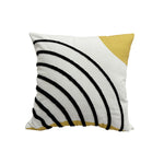 Free Spirit 18 x 18" Cushion - Mustard, Black, White