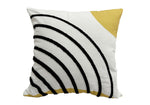 Free Spirit 18 x 18" Cushion - Mustard, Black, White