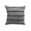 Esprit libre Coussin 18 po x 18 po - gris, noir