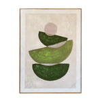 Whimiscal Touches Textured Wall Art - Green and Beige