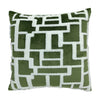 Touches magiques Coussin 18po x 18po - vert