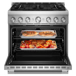 KitchenAid Stainless Steel Slide-In Gas Range (5 cu. ft.) - KFGS936SSS