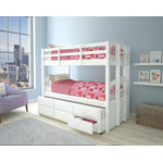 Kanye Twin Bunk Bed - White