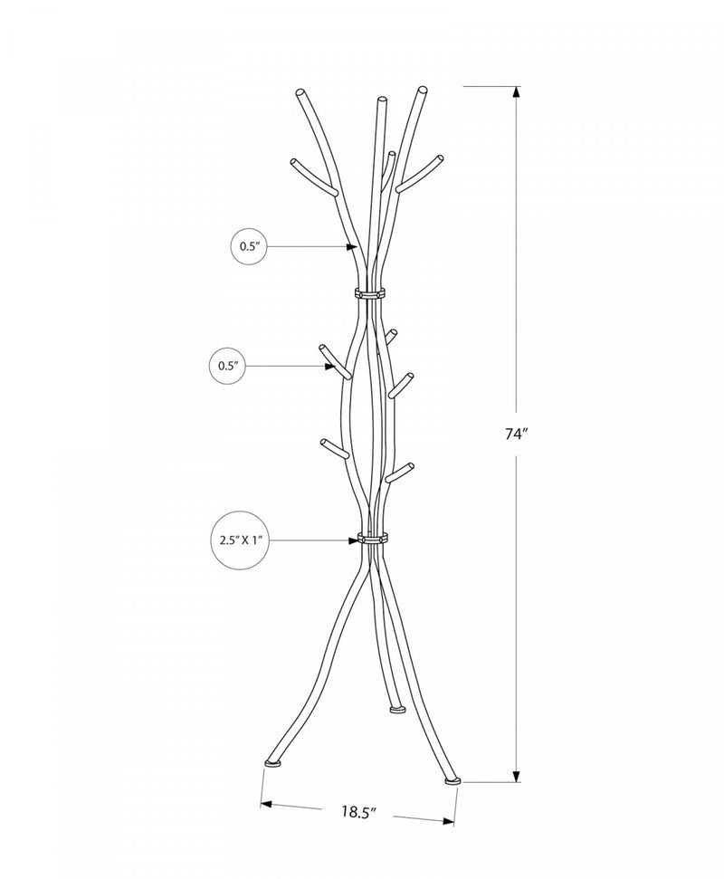 Aster Coat Rack - Silver | Leon's