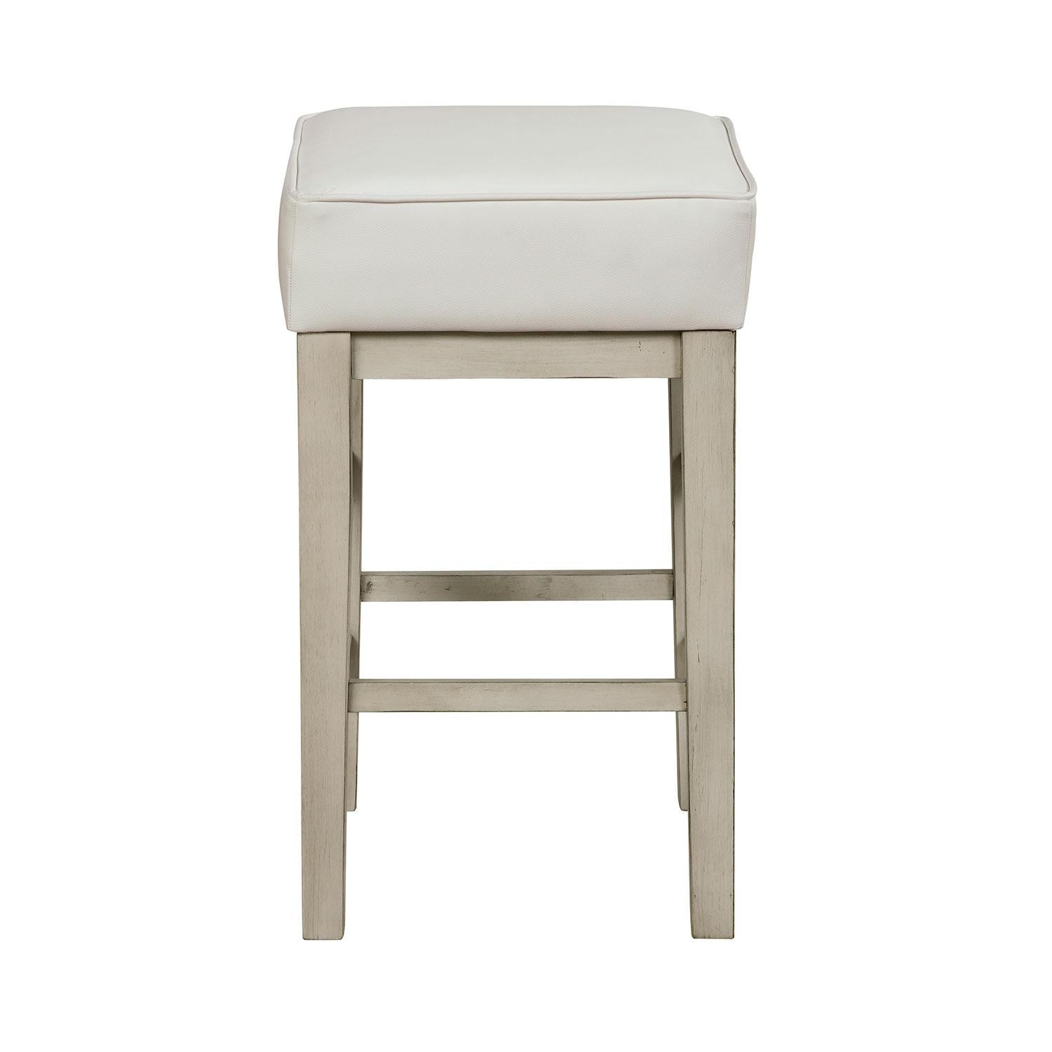 Pittsville Counter Stool - Antique White - Set of Two