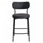 Eldra Counter Stool - Dark Grey - Set of Two