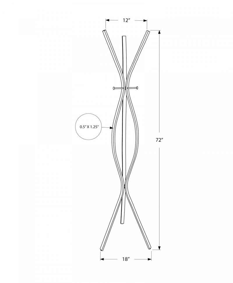Nale Coat Rack - Dark Brown | Leon's
