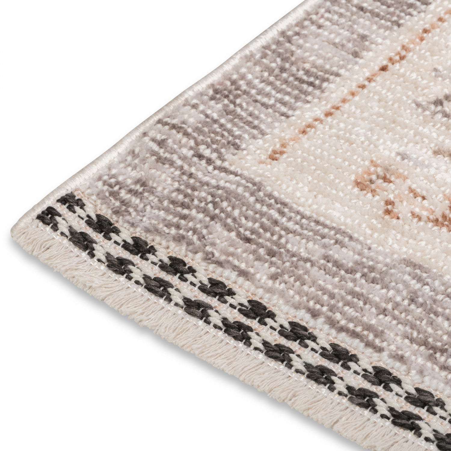 Poetic Classic Rug - 5' x 7' - Antique White/Brown