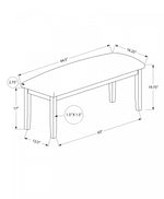 Kruz Bench - Walnut Brown