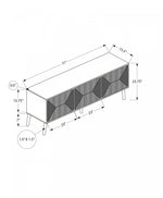 Sonnet 71" TV Stand - Walnut