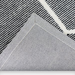 Joris Geometric Rug - 9' x 12' - Black