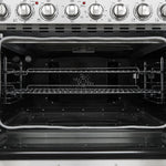 Forno Paolo 36" Stainless Steel Freestanding Electric Range with True Convection (5.44 Cu. Ft.) - FFSEL6011-36