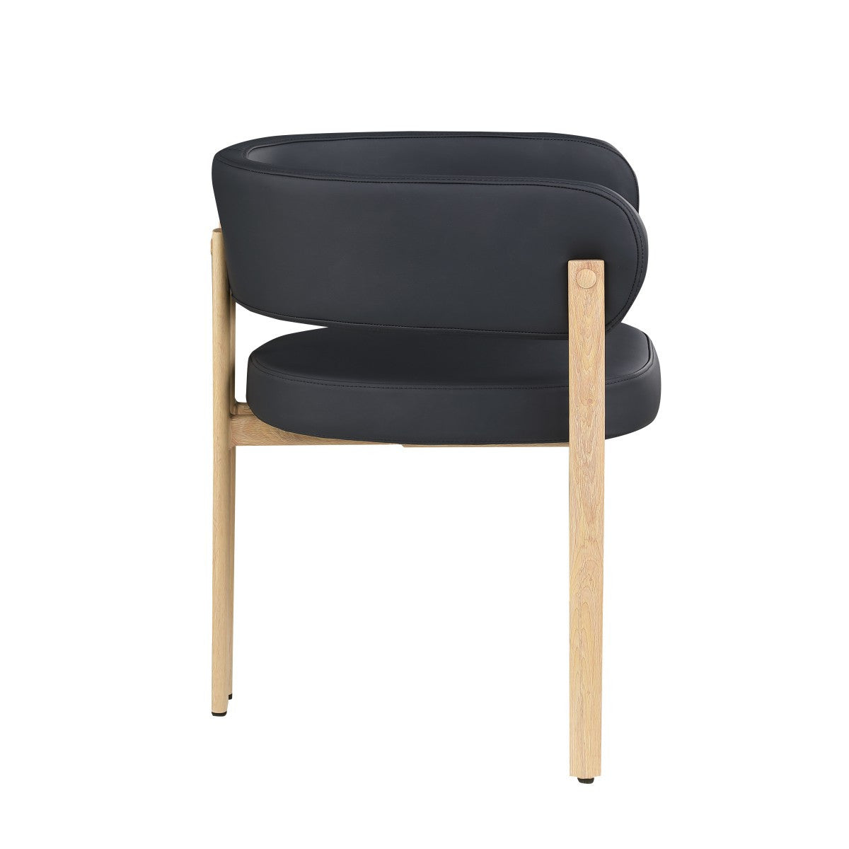 Rhett Dining Chair - Black - Set of Two